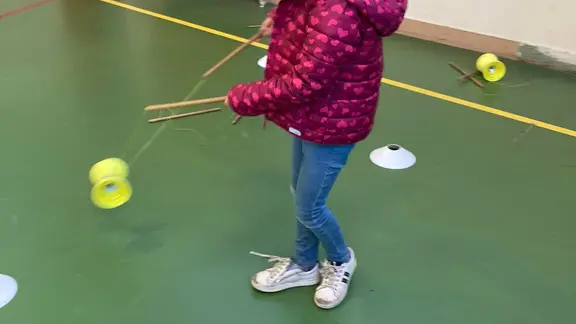 spelen met diabolo