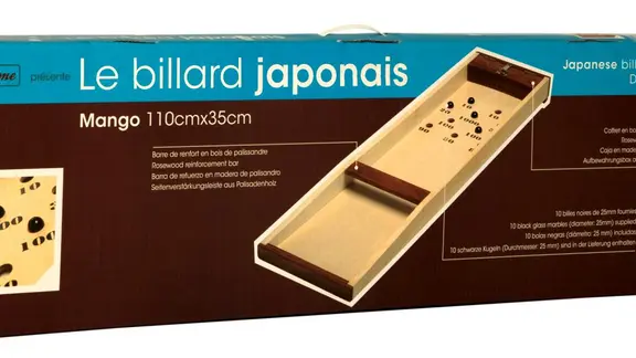doos van het japans biljart spel