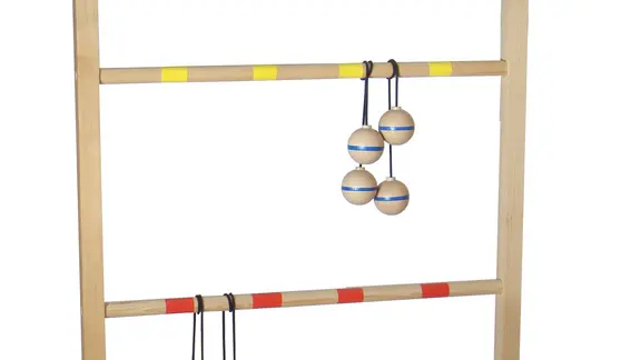 spinladder met ballen op de ladder