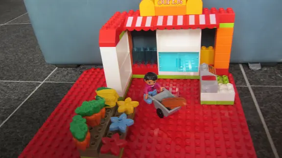 winkel gebouwd in duplo