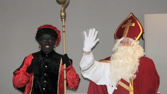 sint en piet samen op één foto