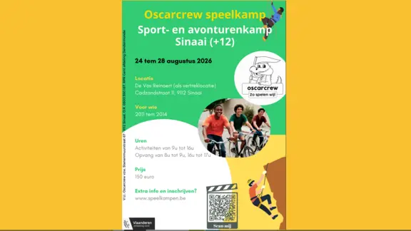 Flyer sport- en avonturenkamp