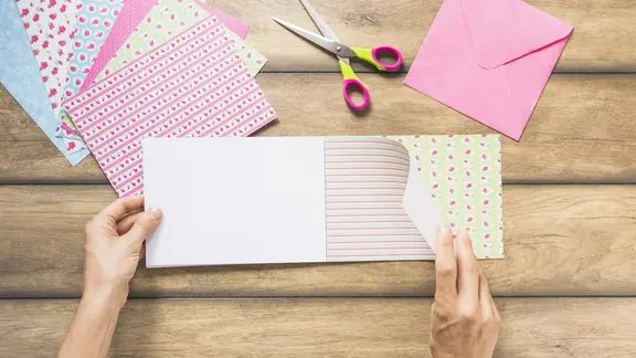 sjabloonpapier voor embossing