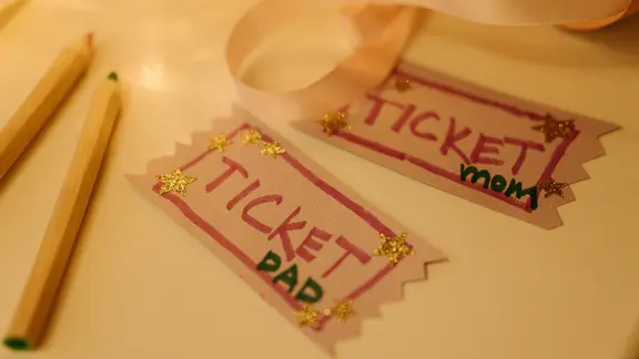 geknutseld 'ticket'